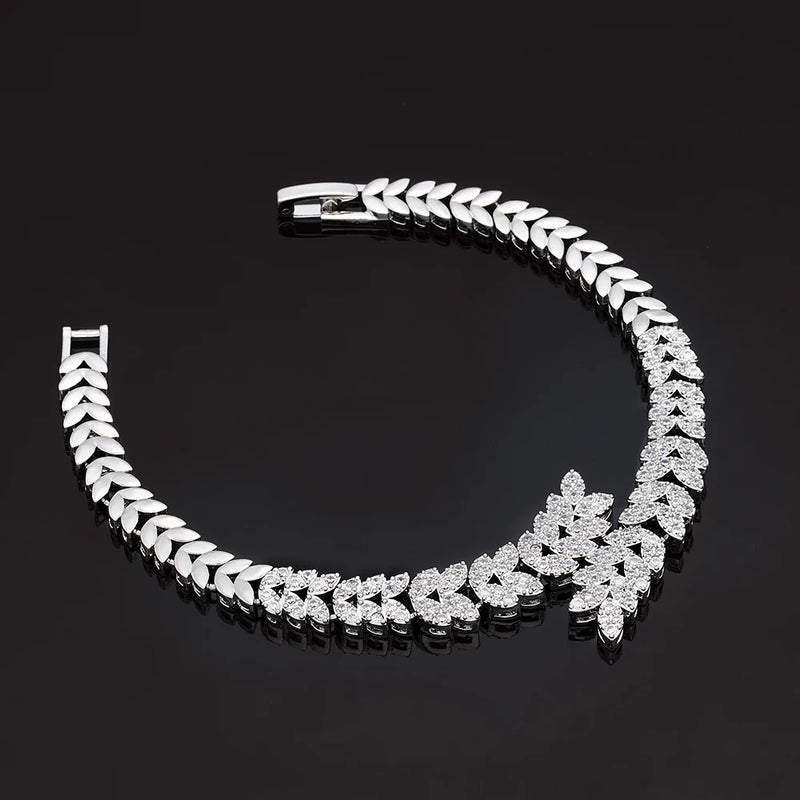 Luxuoso Kit de Noiva Árabe em Zircônia 24K, 4 Peças Sofisticadas para Casamento e Festas Elegantes