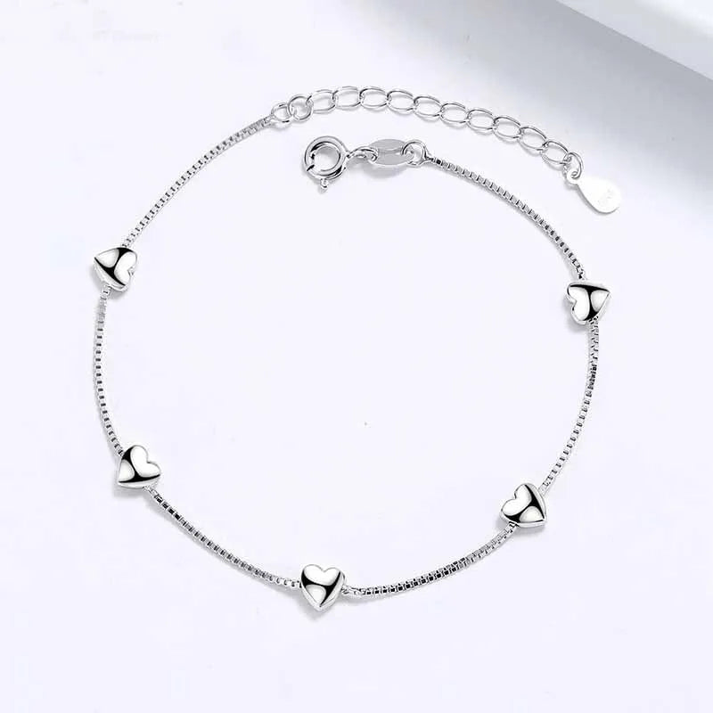 Pulseira Feminina em Prata 925 com Borboletas Cravejadas, Design Romântico e Ajustável para Datas Especiais