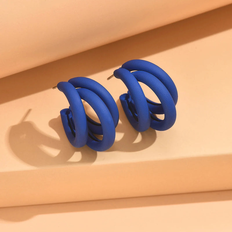 Brincos de Argola Dourados Geométricos, Design Vintage Elegante para Festas e Ocasiões Especiais