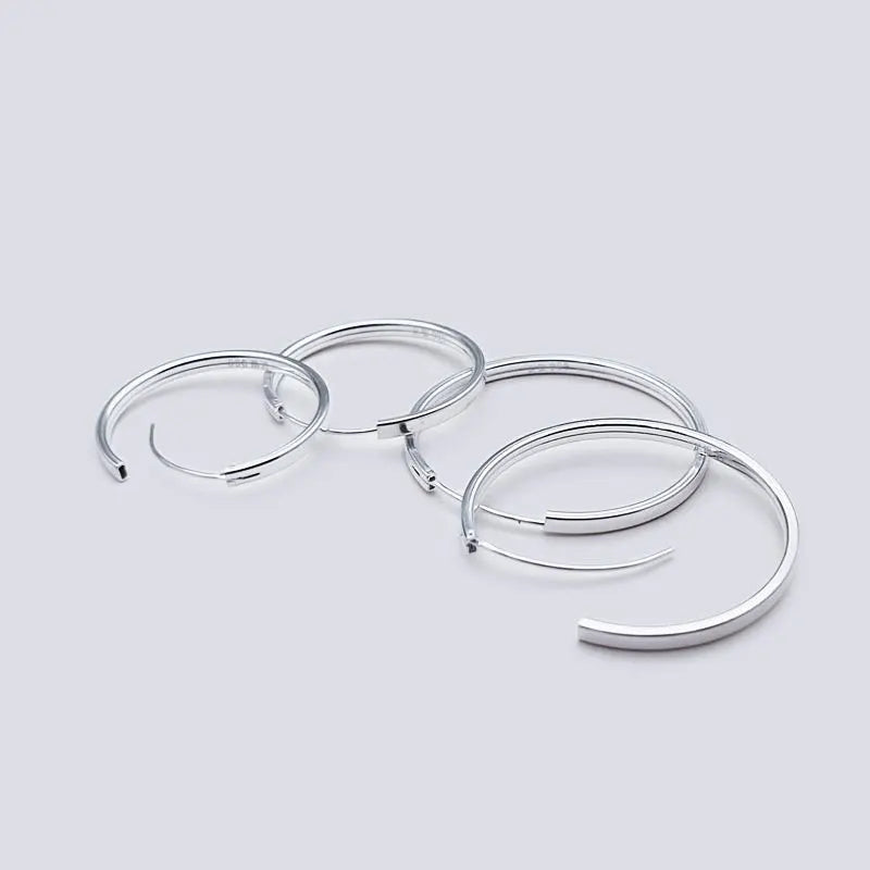 Brincos de Argola Grandes em Aço Inoxidável 316L, Luxo Moderno e Resistência Superior para Mulheres Elegantes