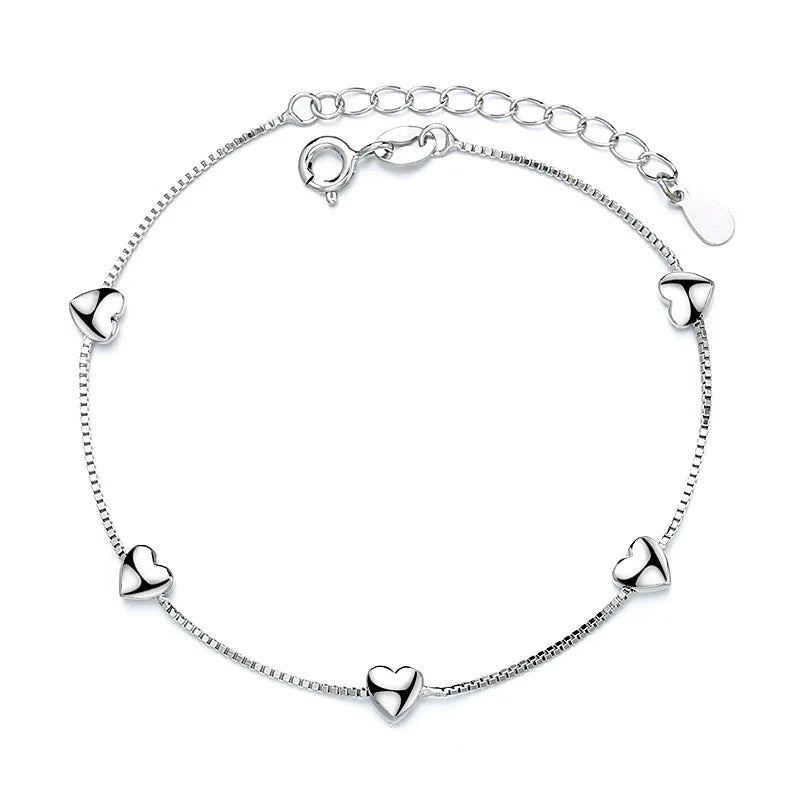 Pulseira Feminina em Prata 925 com Borboletas Cravejadas, Design Romântico e Ajustável para Datas Especiais