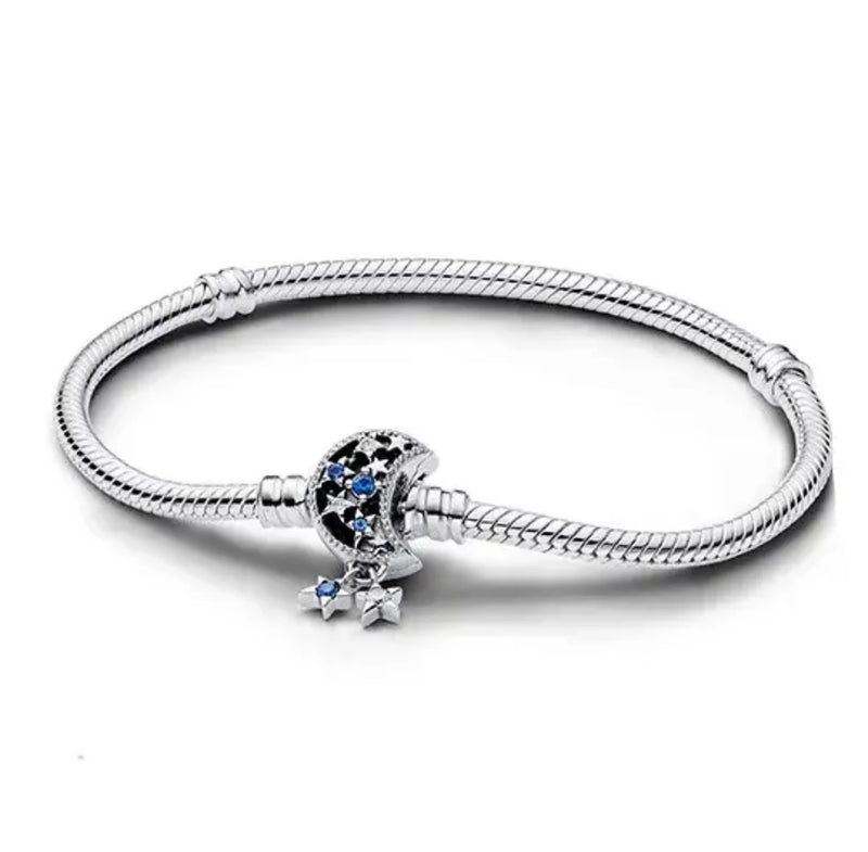 Pulseira Feminina em Prata 925 Ajustável com Zircônia, Joia Atemporal e Elegante para Presentear