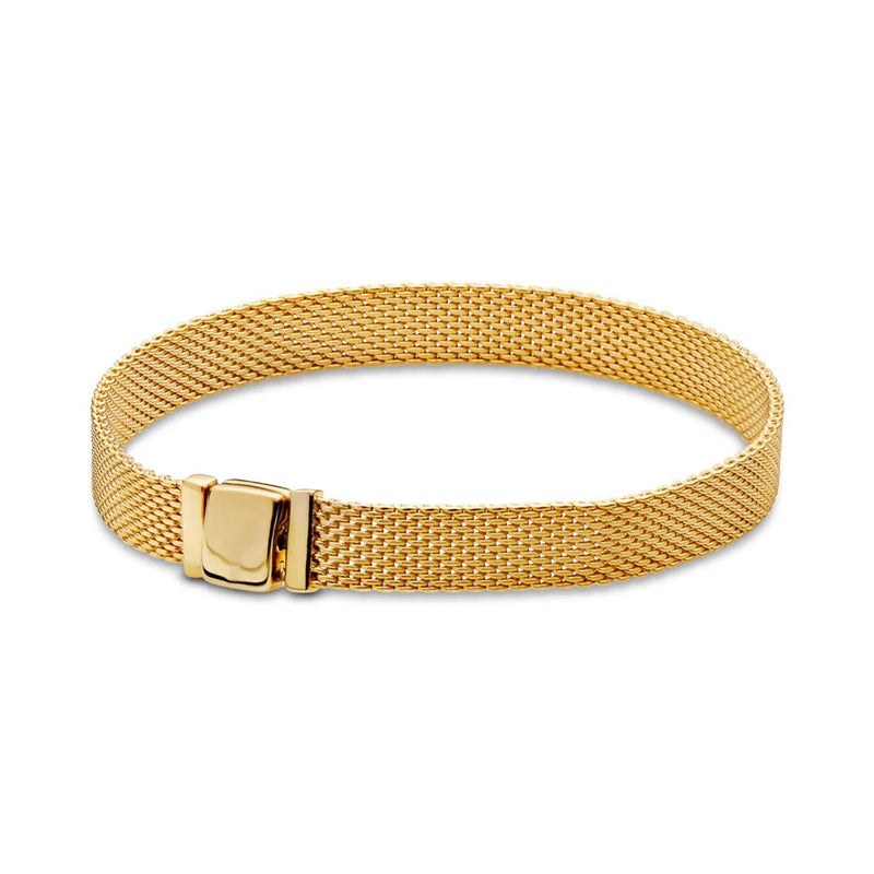 Pulseira Feminina em Prata 925 Ajustável com Zircônia, Joia Atemporal e Elegante para Presentear