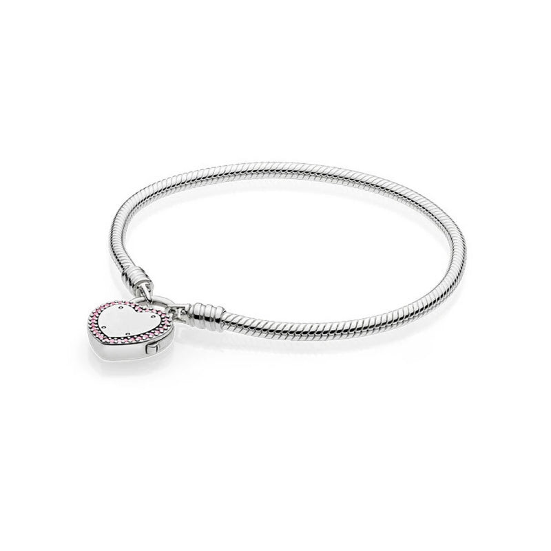 Pulseira Feminina em Prata 925 Ajustável com Zircônia, Joia Atemporal e Elegante para Presentear
