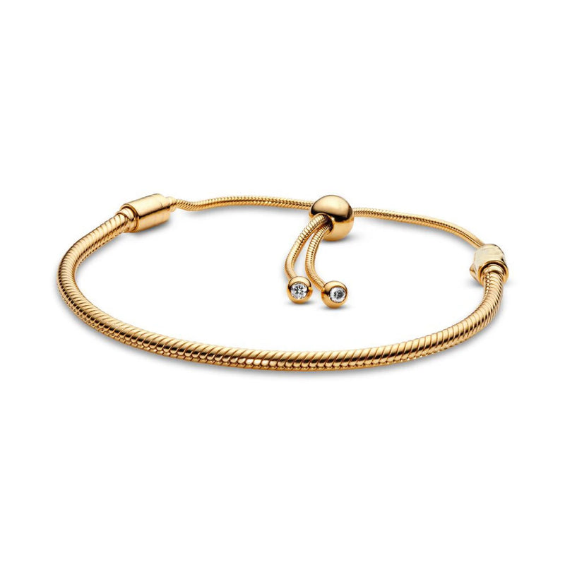 Pulseira Feminina em Prata 925 Ajustável com Zircônia, Joia Atemporal e Elegante para Presentear