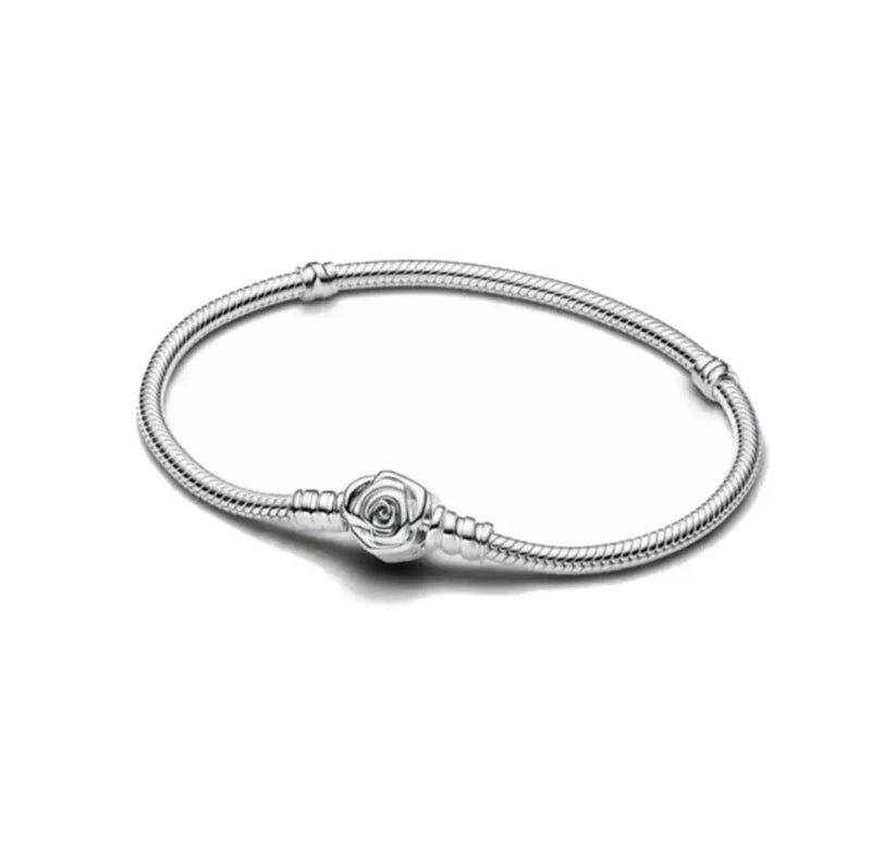 Pulseira Feminina em Prata 925 Ajustável com Zircônia, Joia Atemporal e Elegante para Presentear