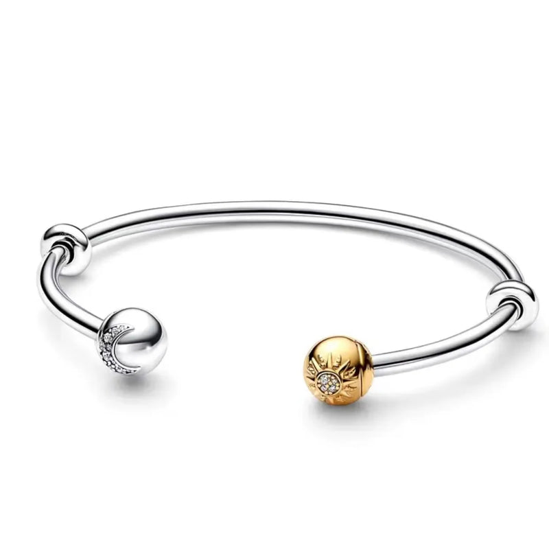 Pulseira Feminina em Prata 925 Ajustável com Zircônia, Joia Atemporal e Elegante para Presentear